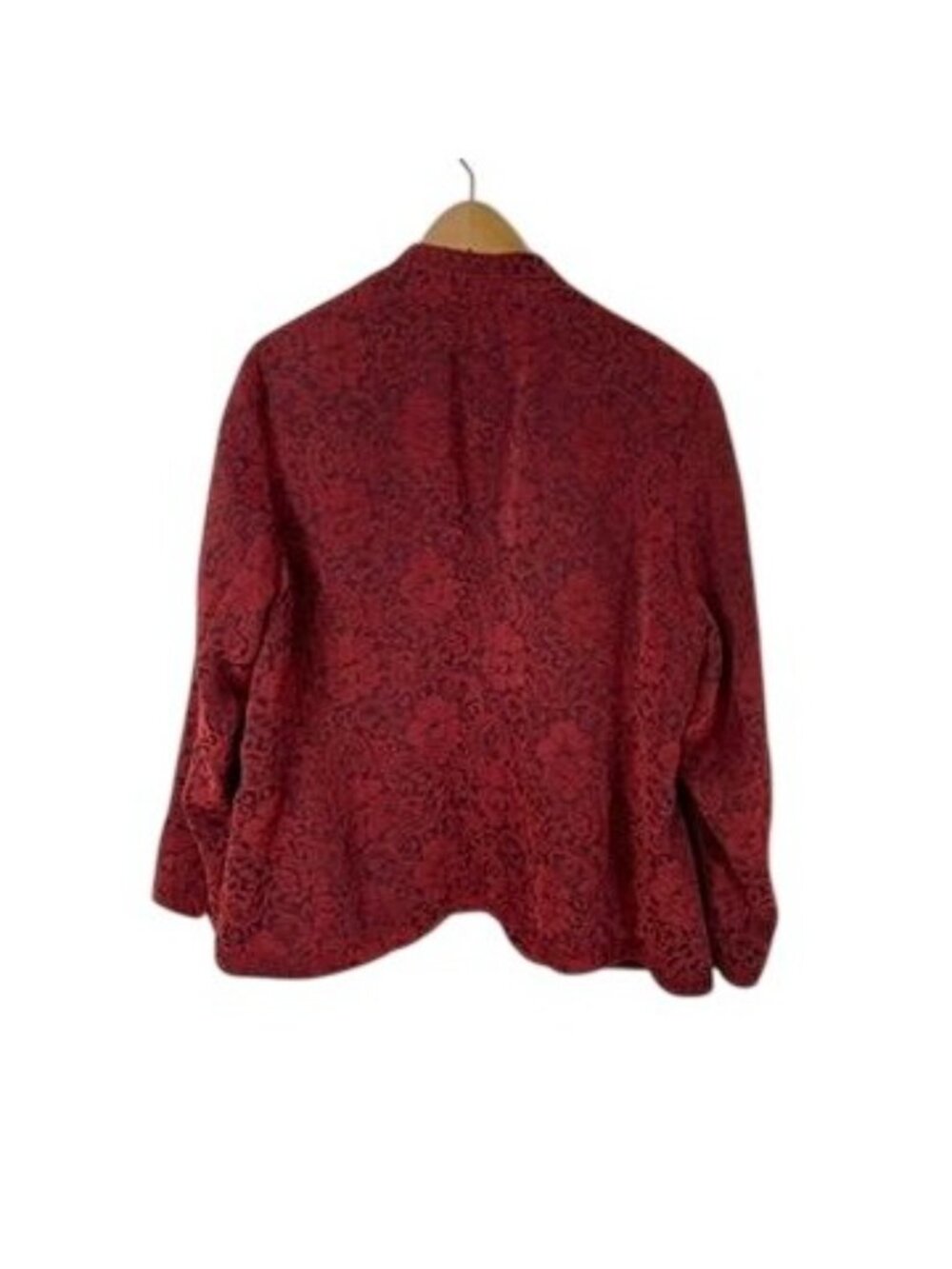 VTG Floral Tapestry Jacket Whimsigoth Dark Academia Boho 2X - Picture 3 of 13